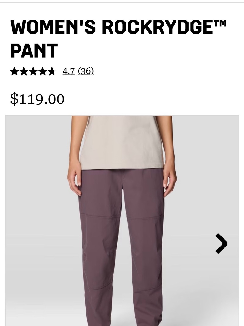 Women's Rockrydge™ Pant — Gray